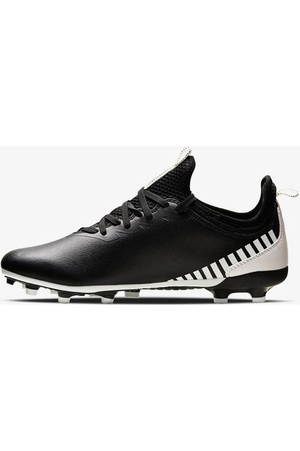 Tempo 2 Siyah Beyaz Slip-On Bağcıklı Erkek Krampon Futbol Ayakkabısı - 2