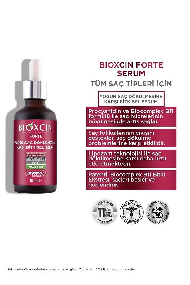 Forte Serum 3x X 50 ml + Forte Şampuan 300 ml Set - 3