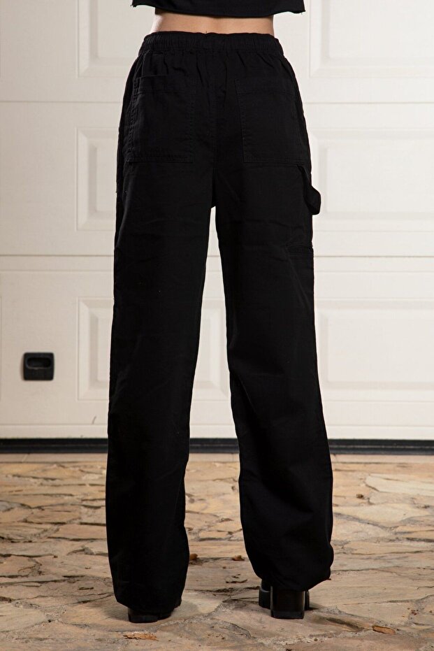 Straight Cut Cargo Pants - 3