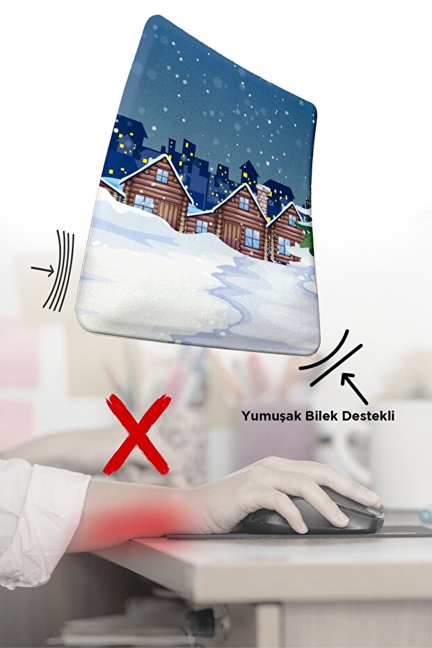 Kar Bilek Destekli Mouse Pad - 4