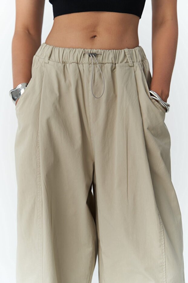 Gael Bej Salaş Pantolon - 5