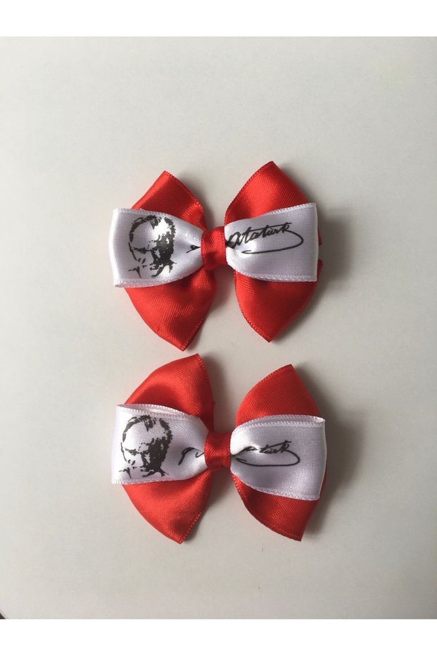 October 29, April 23 Atatürk Bowknot Buckle Set of 2