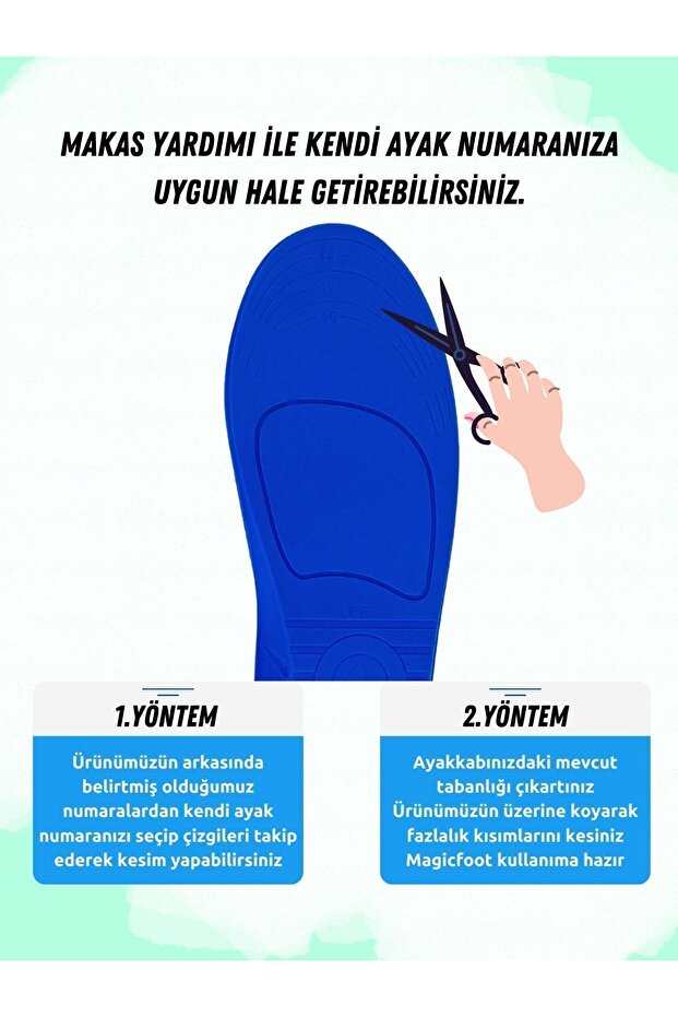 WorkEnergy İş Tabanlığı - Ortopedik Tabanlık -Uzun Süreler Ayakta Çalışanlar - Ayakkabı içi tabanlık - 6