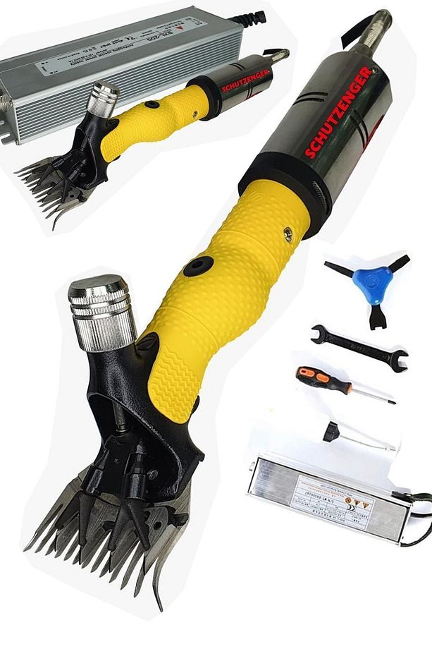 4200 Wat Güçlendirilmiş Adaptörlü Yeni Nesil Koyun Kırkma Makinesi +9 Tarak + 9 Bıçak Beiyuan Bıçak - 2