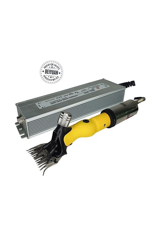 4200 Wat Güçlendirilmiş Adaptörlü Yeni Nesil Koyun Kırkma Makinesi +9 Tarak + 9 Bıçak Beiyuan Bıçak - 3