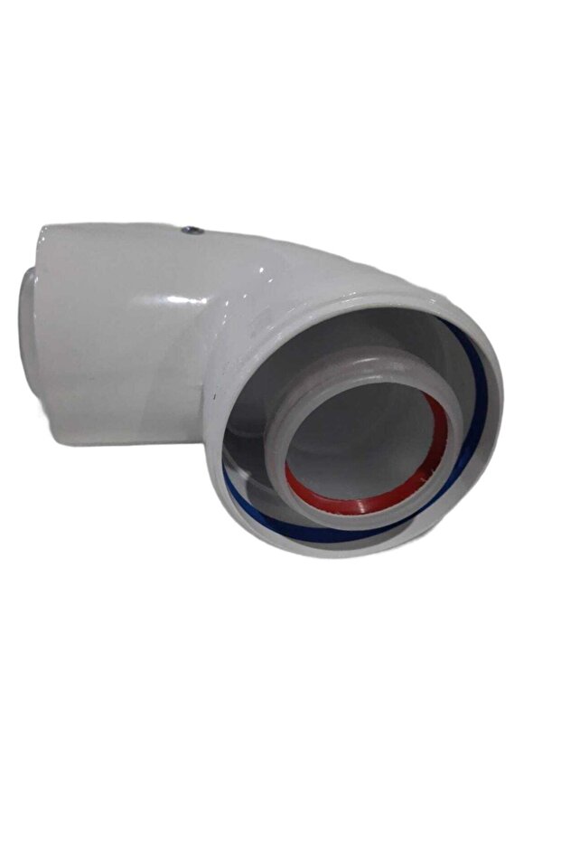 90 Derece Yoğşmalı Kombi Baca Dirsek - 1