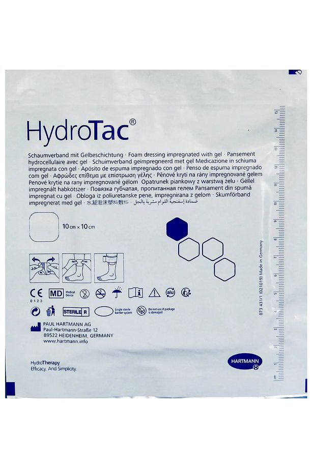 Hydrotac - Hidrojel Kaplı Poliüretan Köpük Örtü 10 Cm X 10 Cm - 2
