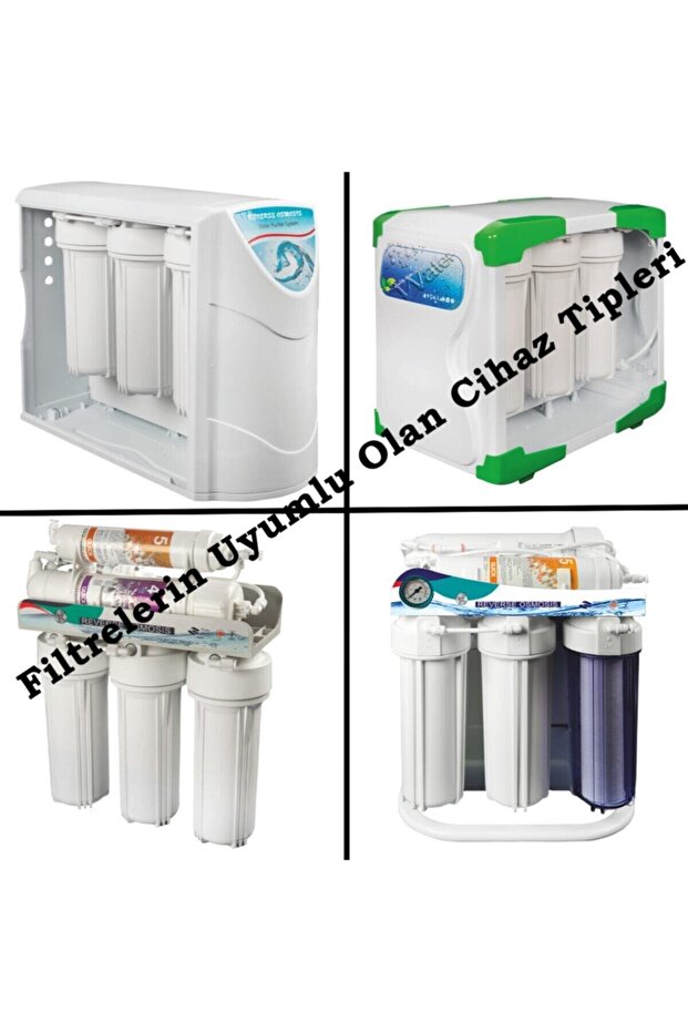 10 Adet Açık Kasa Su Arıtma Filtre 1-5 Mikron Sediment Spun Filtre - 4