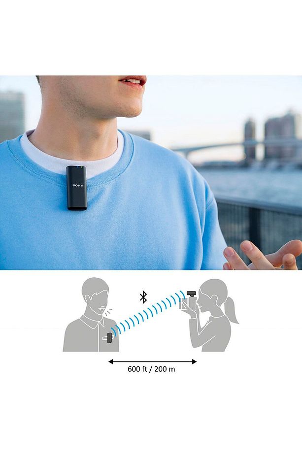 Ecm-w2bt Kablosuz Bluetooth Yaka Mikrofonu - 7
