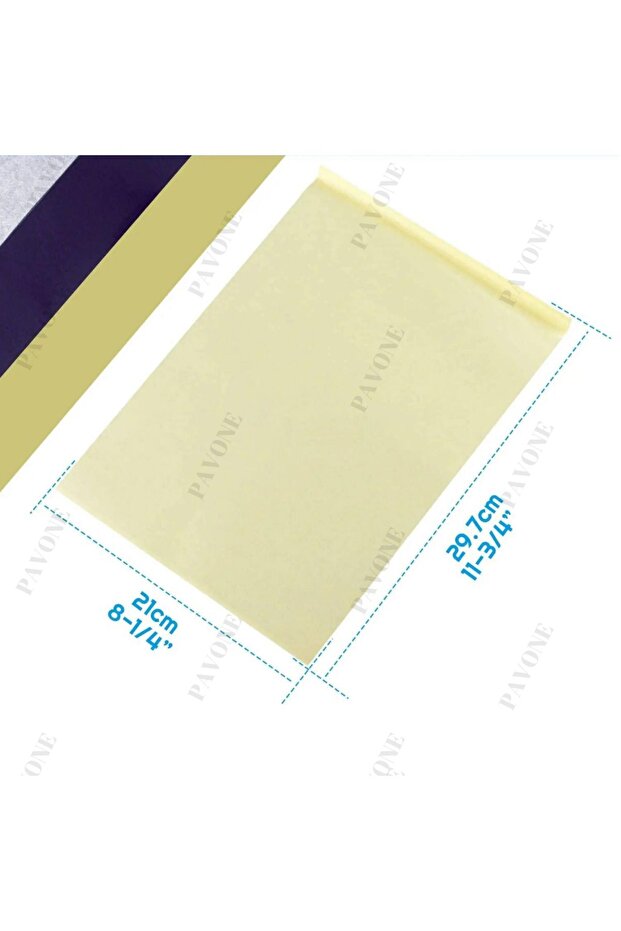 DÖVME TRANSFER KAĞIDI - 4 AŞAMALI - KARBON SPİRİT - 10 ADET - TERMAL DÖVME TRANSFER - 5