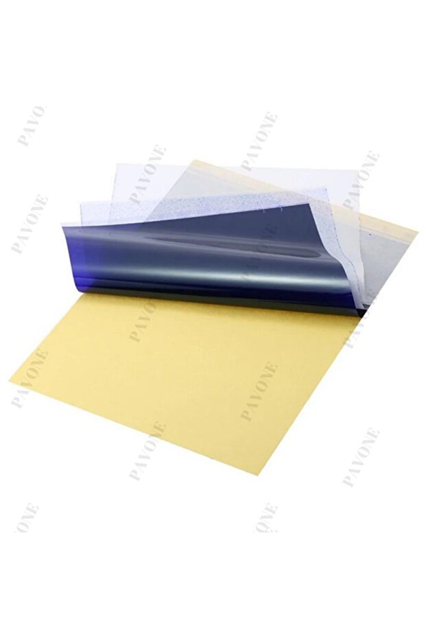 DÖVME TRANSFER KAĞIDI - 4 AŞAMALI - KARBON SPİRİT - 10 ADET - TERMAL DÖVME TRANSFER - 1