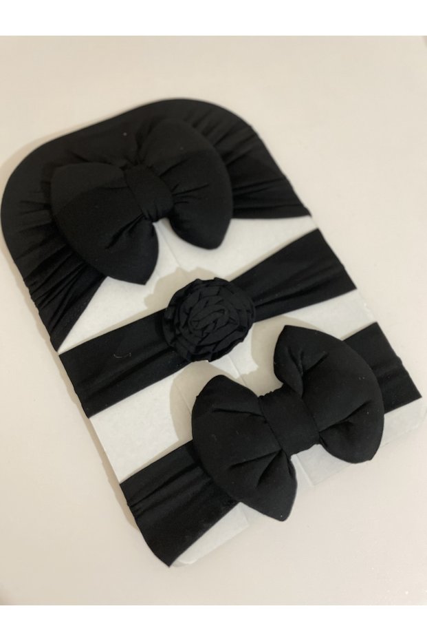 Baby Girl Bonnet Set & Baby Girl Headband Set/ Baby Girl Gift