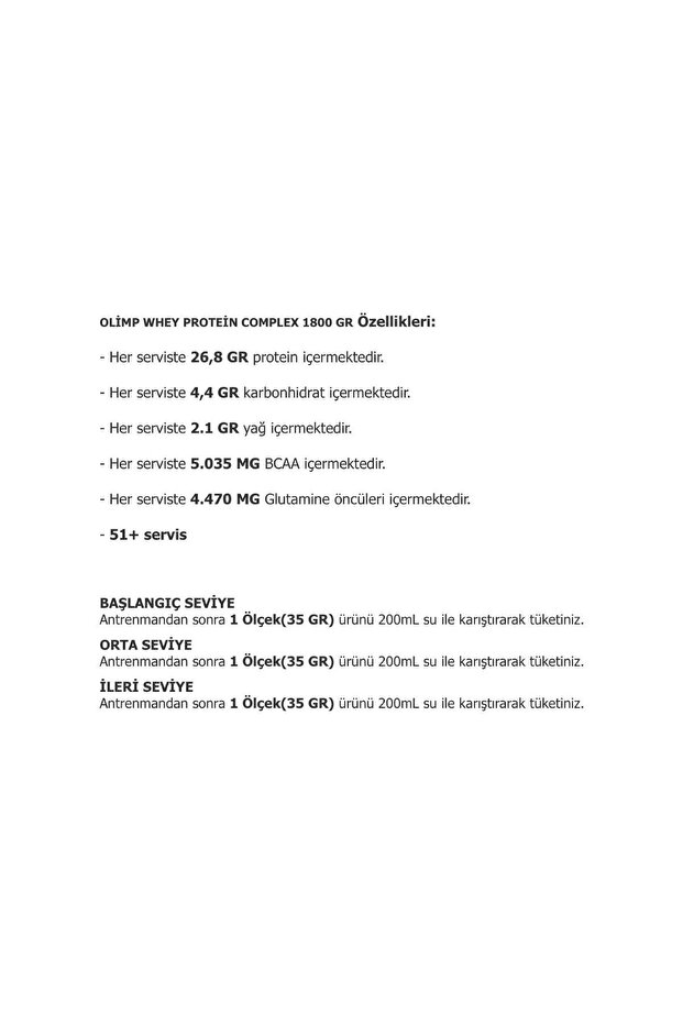 Whey Protein Complex %100 1800 Gr-Çikolata - 4