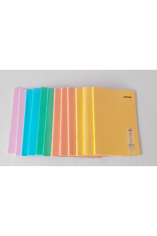 دفتر ملاحظات مقاس A5 40 - غطاء بلاستيكي - 1