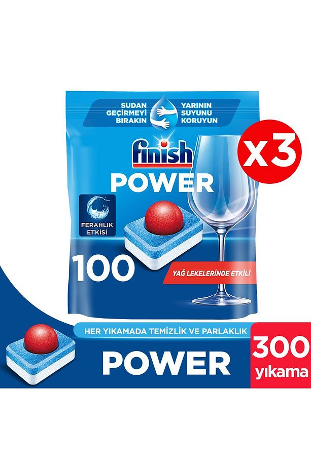 Hepsi Bir Arada 300 Tablet Bulaşık Makinesi Deterjanı (100 x 3) - 1