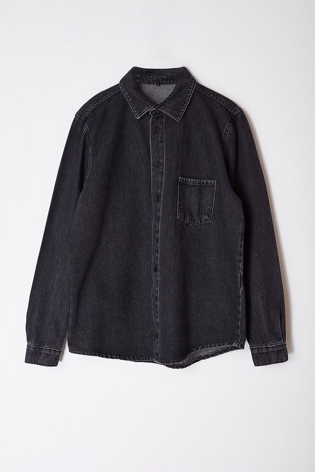 Antrasit %100 Pamuk Regular Fit Denim Kot Gömlek Ceket TMNAW25CE00001 - 6