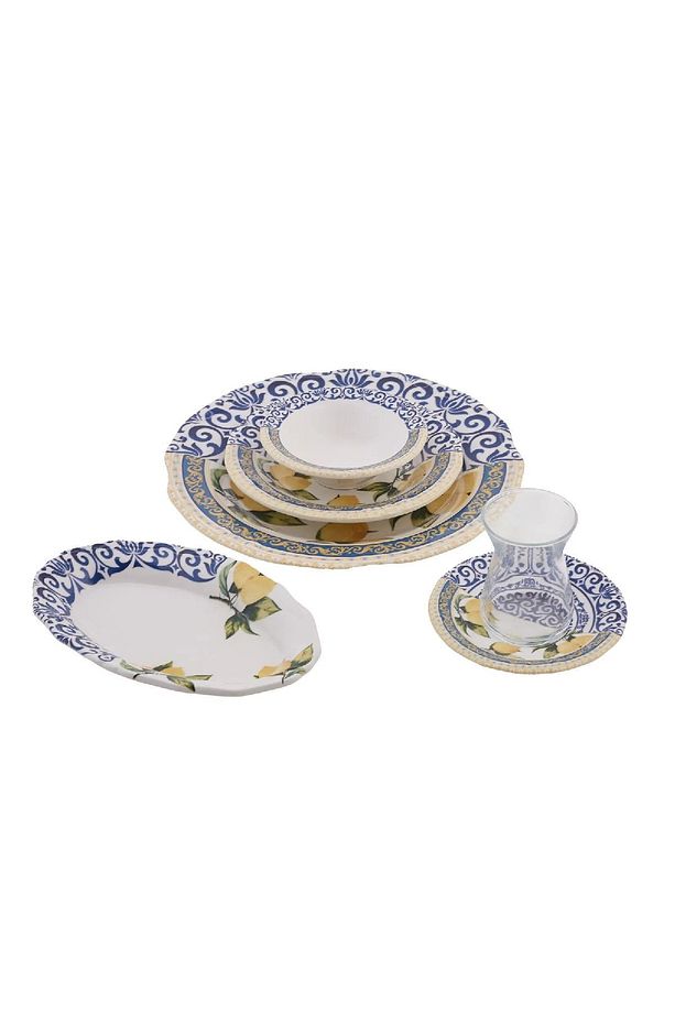 Lemon 26 Parça 6 Kişilik Kahvaltı/servis Takımı - 6