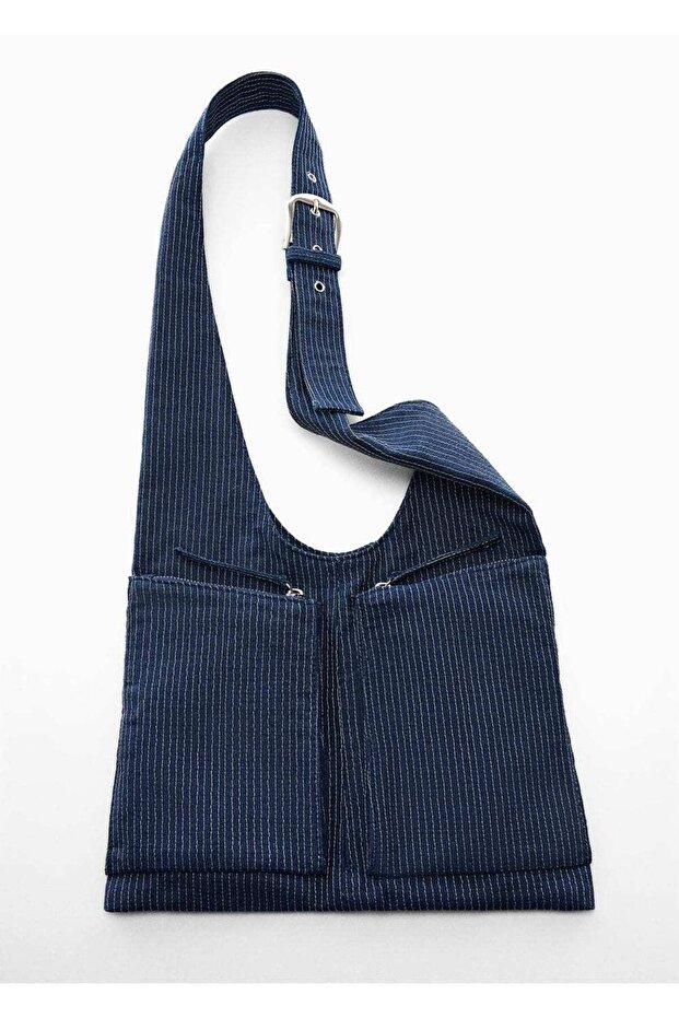 Cepli denim çanta - 6