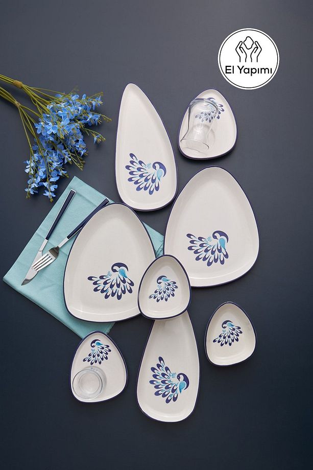 Peacock 24 Parça 6 Kişilik Kahvaltı Seti - 1