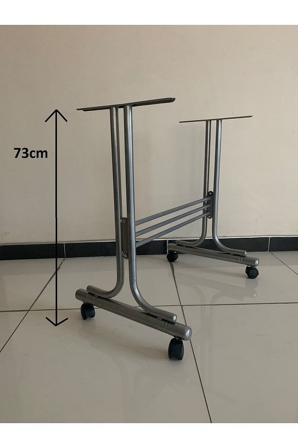Tekerlekli Sehpa Ayağı, Ayak, Masa Ayağı, Tekerlekli Masa Ayağı, 73cm, Yüksek Masa Ayağı - 1