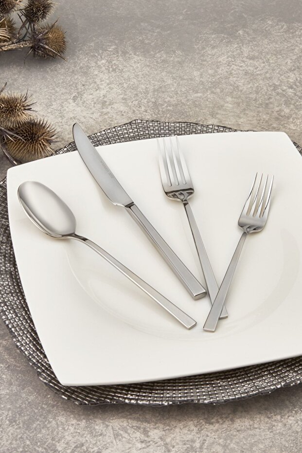 Adriatic 24 Piece Elegance Fork Spoon Knife Set for 6 Persons Boxed