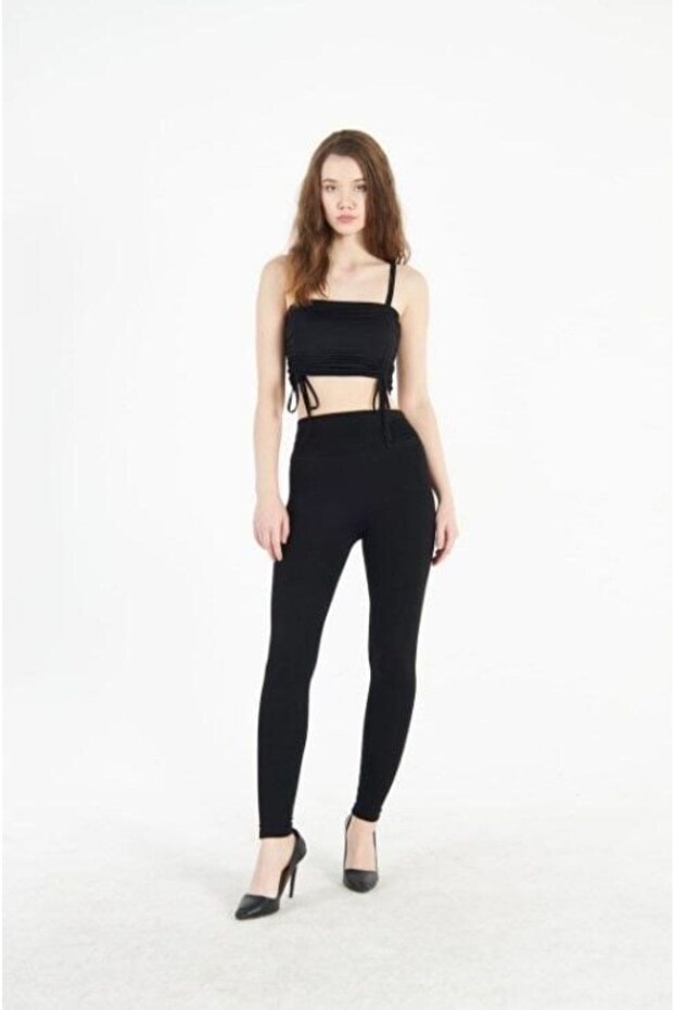 328 High Waist Tights with Steel Straps