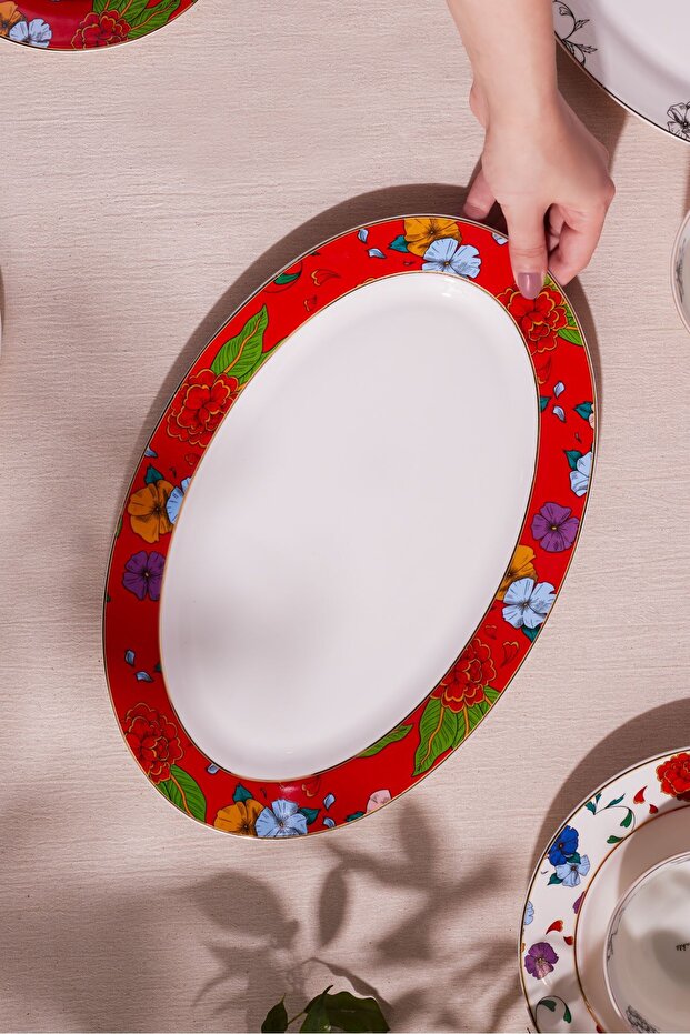 Frida Kayık Tabak 36 cm - 2