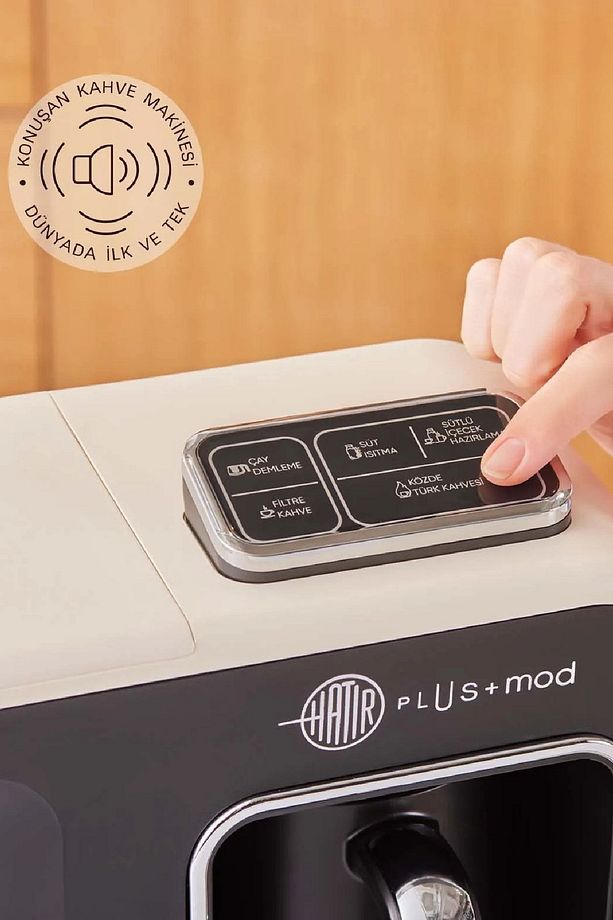 Hatır Plus Mod 5 In 1 Konuşan Kahve Ve Çay Makinesi Krem - 2