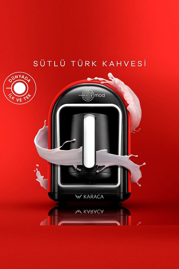 Hatır Mod Sütlü Türk Kahve Makinesi Red - 1
