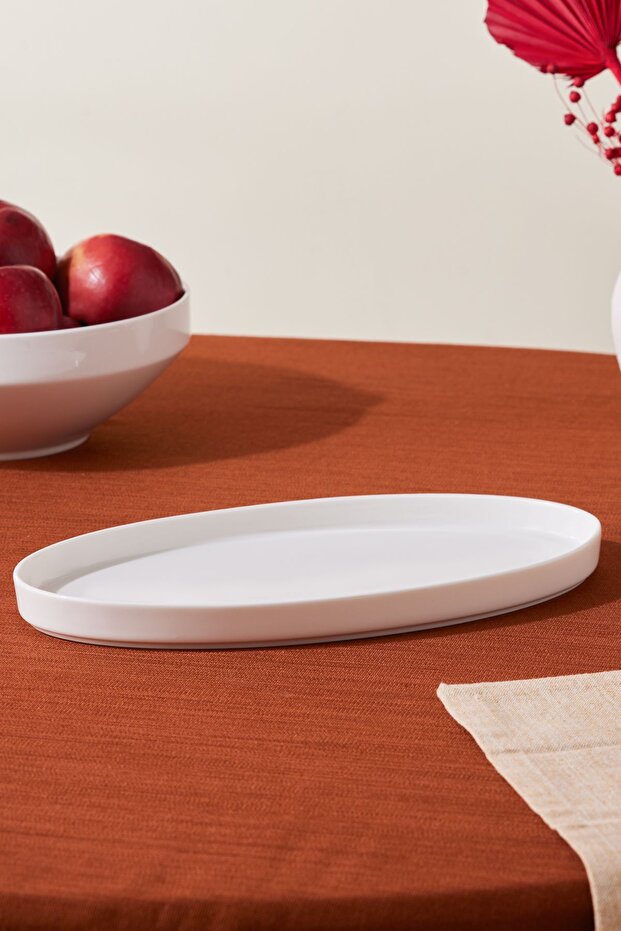 Stream Basic Line Küçük Kayık Tabak 25 cm - 1