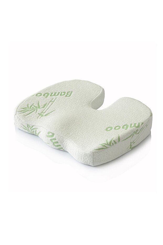 Bambu Kılıflı Visco Ortopedik Hemoroid Minder - 4