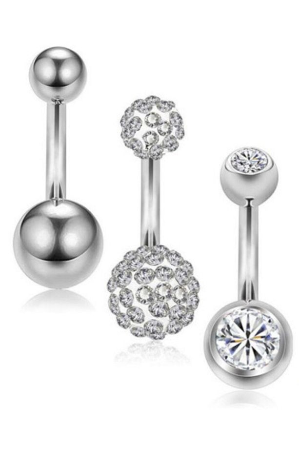 3'ü Göbek Piercing Set - 2