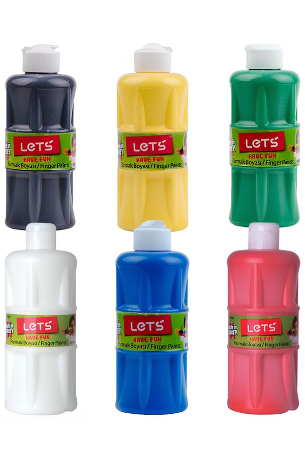 Parmak Boyası 500ml 6lı Set 2 - 1