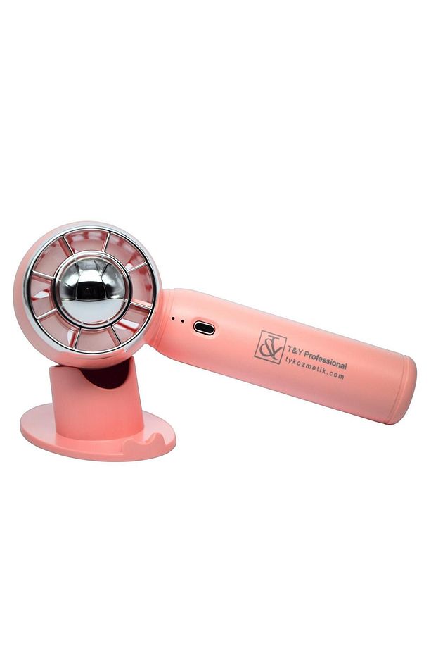Mini Fan , T &Y , Yuvarlak Havalndırma ve Kurutma Makinesi , Yuvarlak Şekli , Pembe - 3