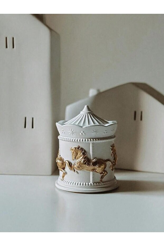 Carousel Themed Decorative Jewelry Box - on the Engagement Tray - Ring Box - Girl's Wish