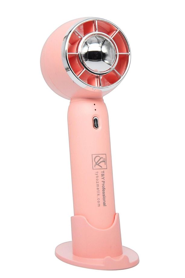 Mini Fan , T &Y , Yuvarlak Havalndırma ve Kurutma Makinesi , Yuvarlak Şekli , Pembe - 1