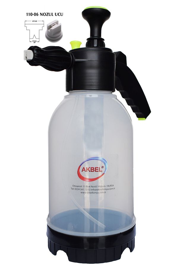 KÖPÜK YAPAN BASINÇLI POMPA 2 LT+PH NÖTR OTO ŞAMPUANI 1 LT - 3