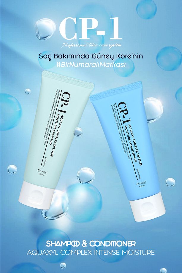 CP-1 Kuru ve Hasarlı Saçlar İçin Yoğun Nemlendirici Şampuan Aquaxyl Complex Intense Shampoo 100ml - 4