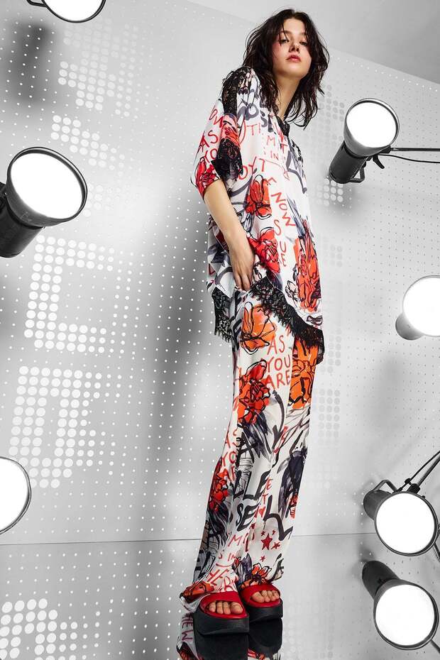 تونيك متعدد الألوان 15463 - 1