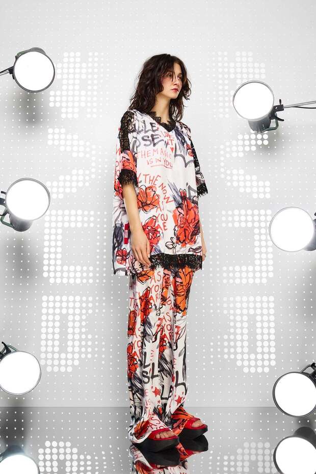 تونيك متعدد الألوان 15463 - 3