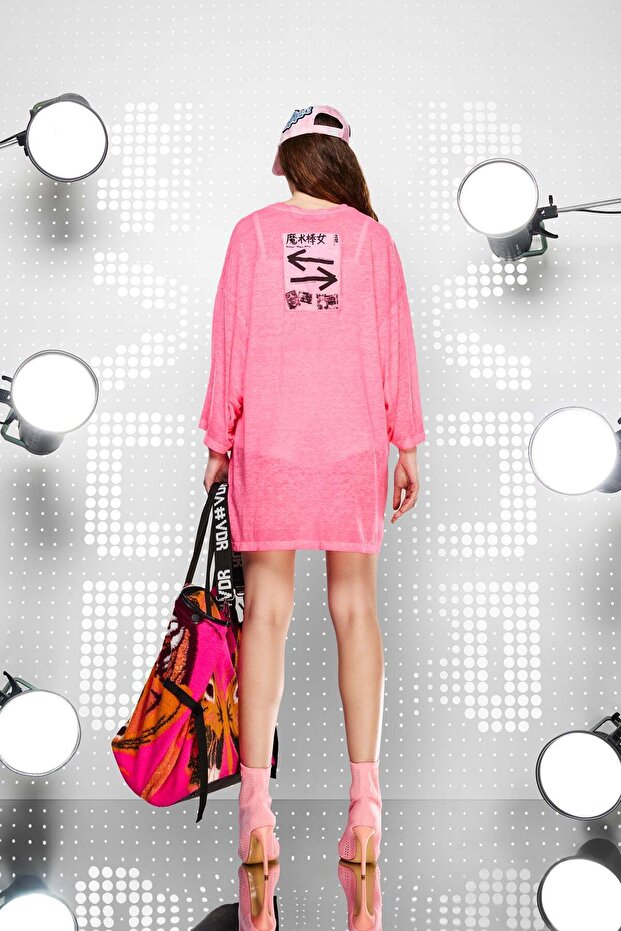 Pembe Neon Tunik 15390 - 4