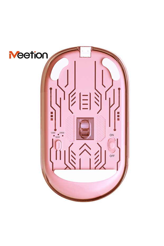 | BTM005 | Saydam Ofis Mouse | 2.4G Kablosuz + Çift Bluetooth | Sessiz Tıklama | 2400 DPI (Pembe) - 4