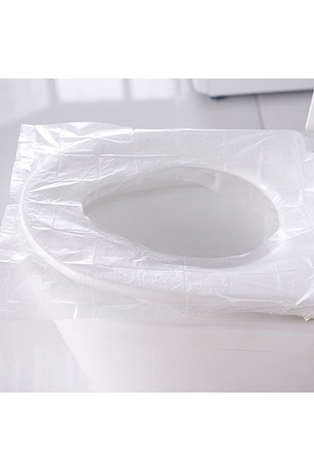 Klozet Kapak Örtüsü Pratik Kullanımlı Hijyenik Klozet Kapağı Poşeti 40 Adet - 3