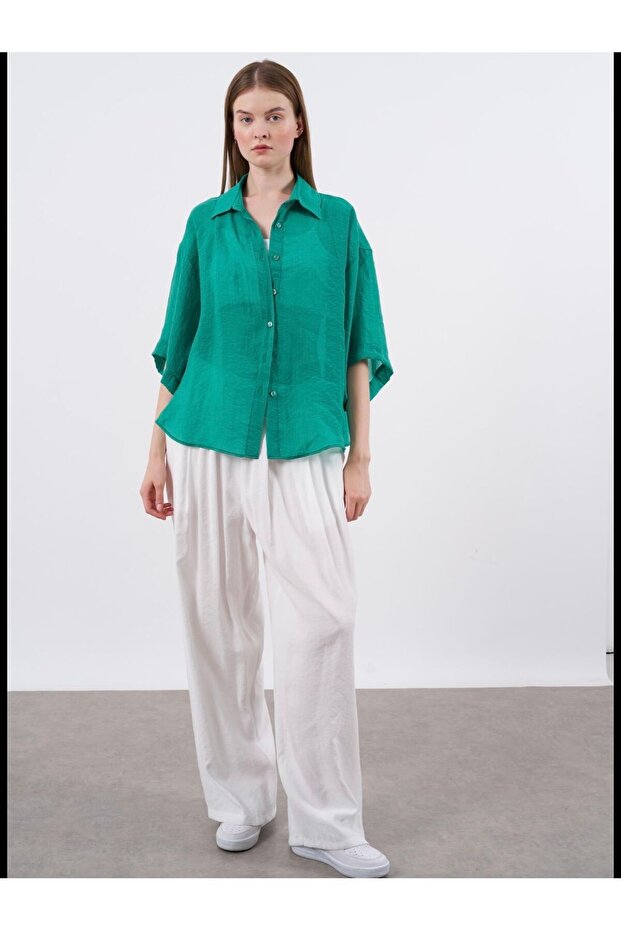 İpek keten ğömlek - 2
