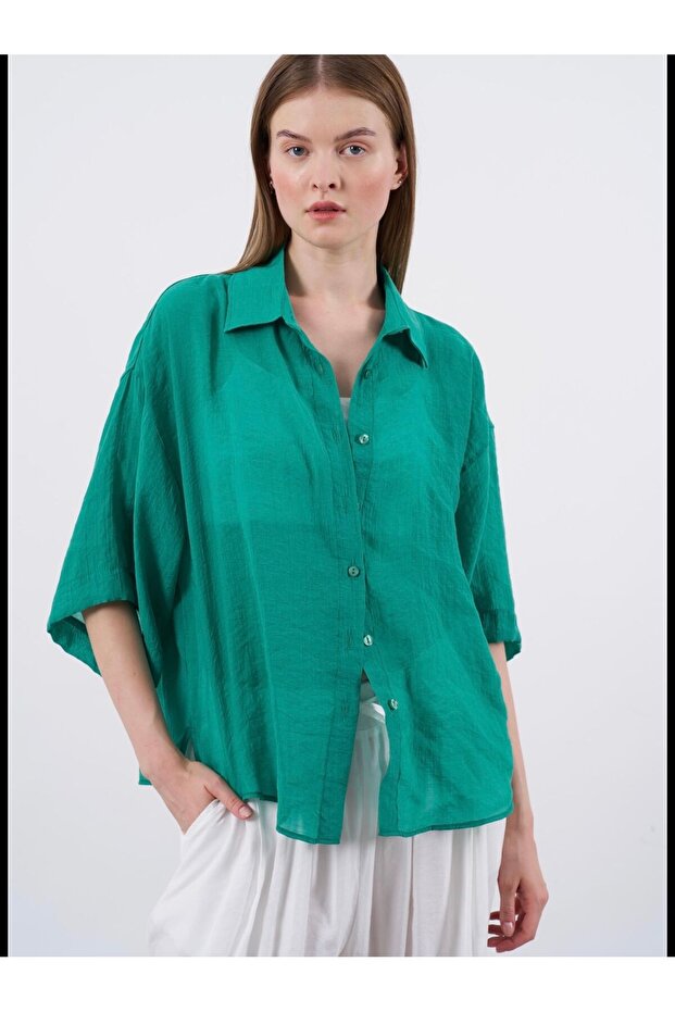 İpek keten ğömlek - 4