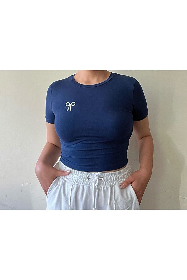 Navy Blue Blouse - 2