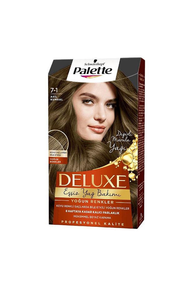 Deluxe Saç Boyası 7.1 Açık Kumral X 3 Adet - 1