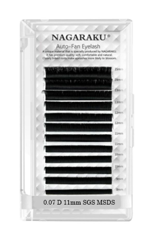 NAGARAKU Kolay Volüm Çek-tak Kirpik 0.07d 11mm - 1