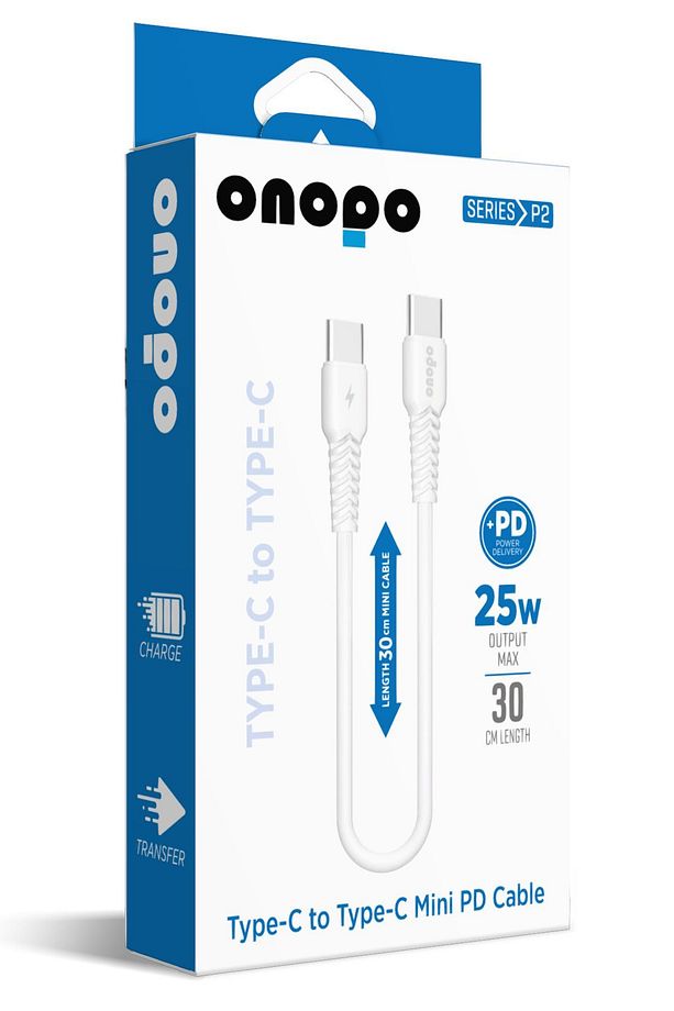 Android Xiaomi Uyumlu Kısa Kablo Type-c To Type-c Mini Pd 25w Hızlı Şarj Ve Data Kablosu 30cm - P2 - 4