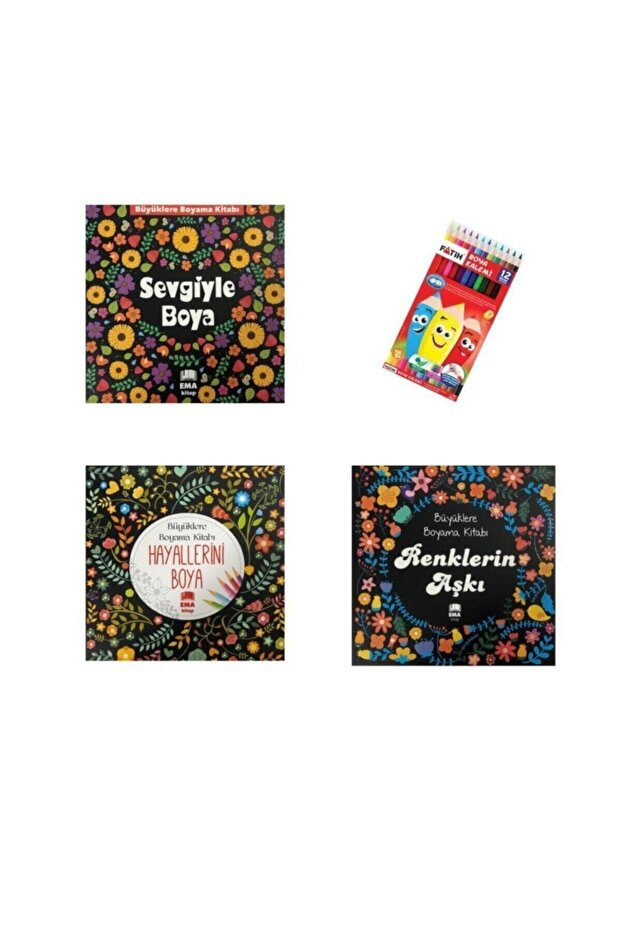 Ema Adult Coloring Book Set Ofisinn No:21 M.S